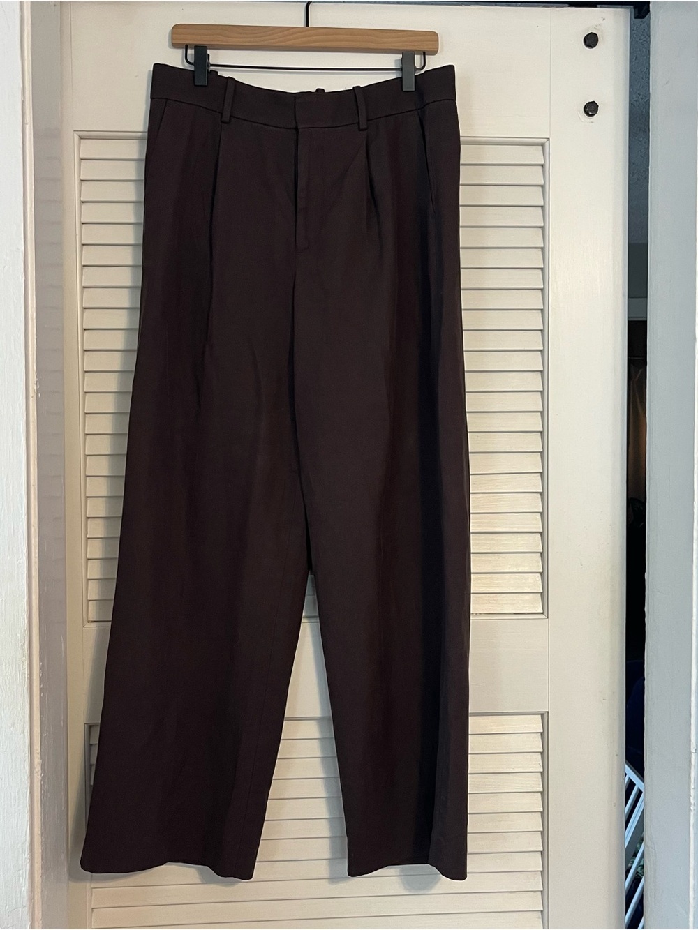 Madewell Slouchy Straight Pants in Brown - 6